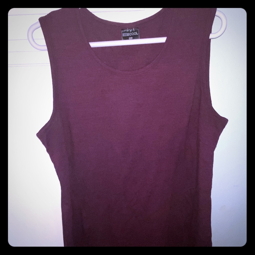 Soft (thin sweatshirt like), Burgundy Dress